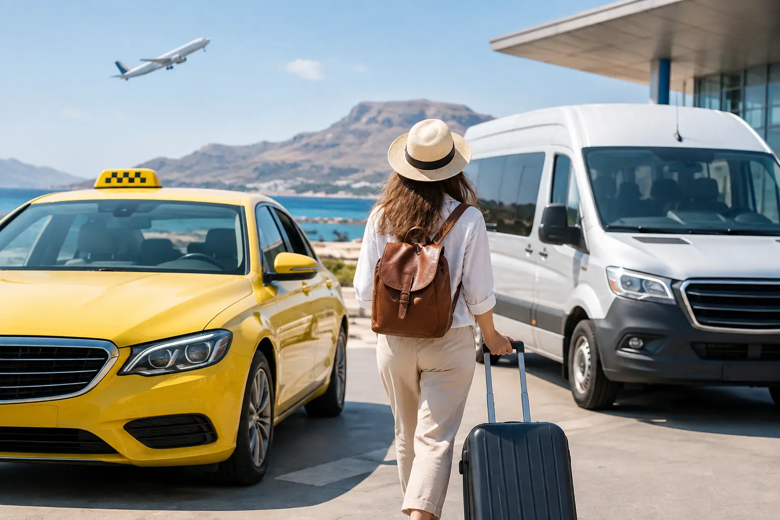 Airport Taxi Versus Shuttle for Crete Trips